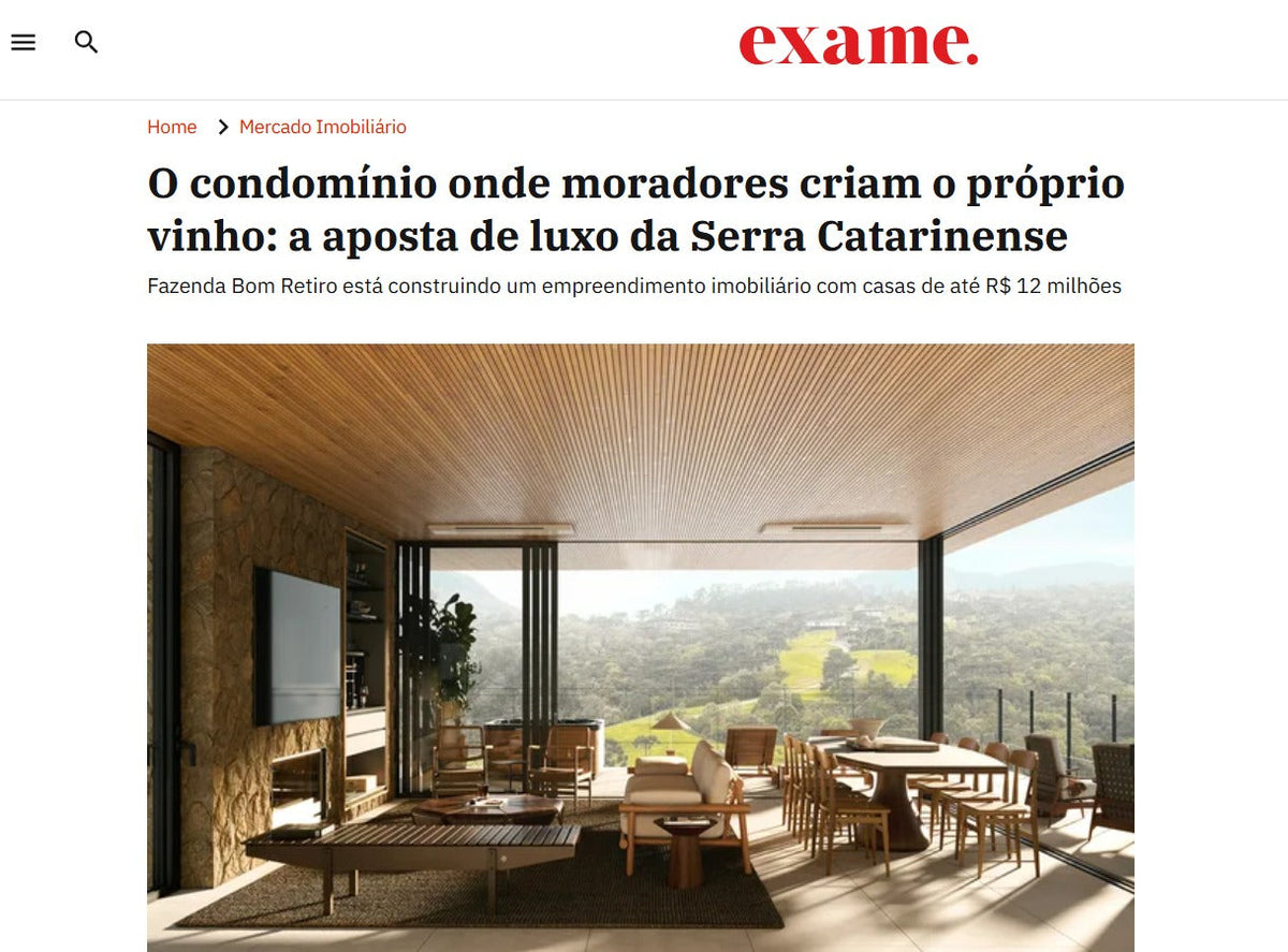 Vinho, natureza e exclusividade: o novo capítulo da Fazenda Bom Retiro na Serra Catarinense